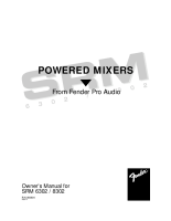 Fender SRM6302-SRM8302-PoweredMixers - Owners Manual